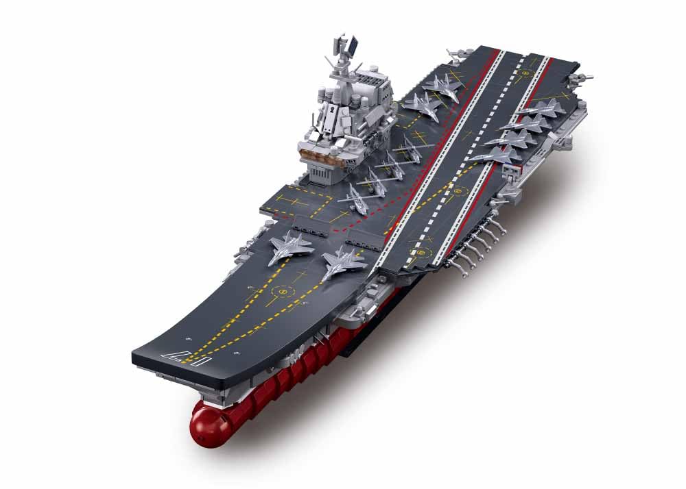 Sluban M38-B1189 ModelBricks- 1/450 Aircraft carrier Shandong (1413pcs)