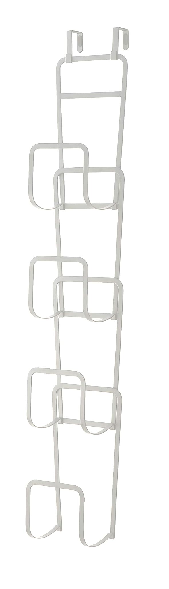 Yamazaki 6508 Joint Bag Holder L, White, Steel, 19 x 18 x 113~137 cm
