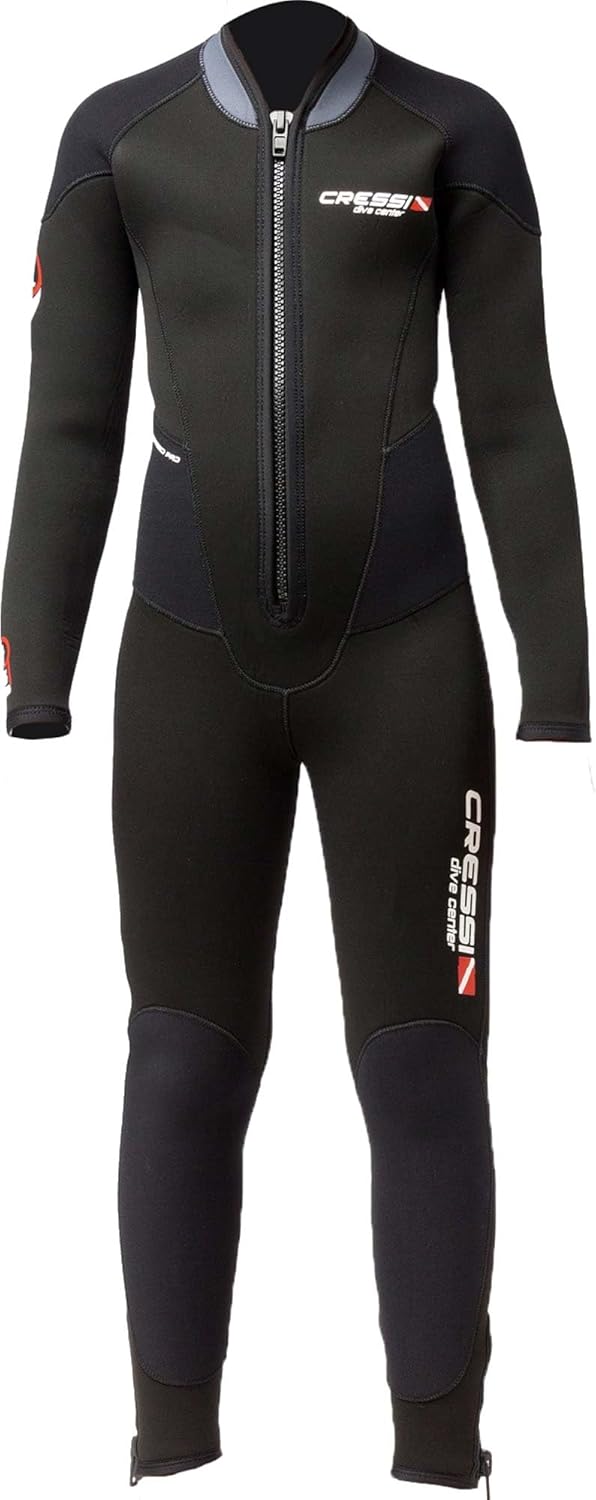 Cressi Endurance Kids Monopiece Wetsuit 3mm, Nero - immagine 2