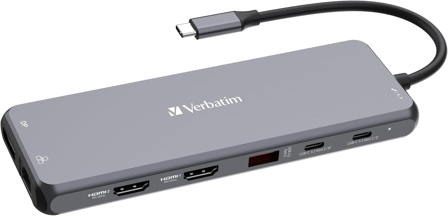 Verbatim Hub USB C 13 in 1 Multiporta - immagine 1