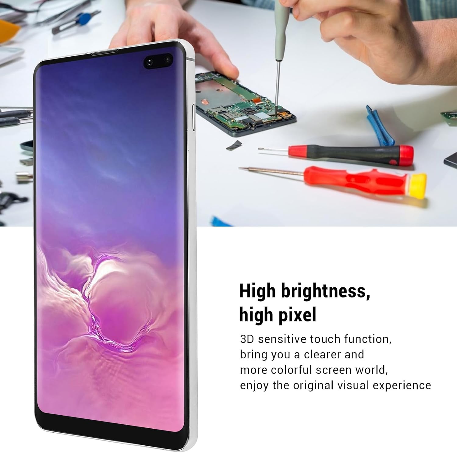AMOLED per Galaxy S10 Plus - Display LCD OLED 6,4 Pollici - immagine 2