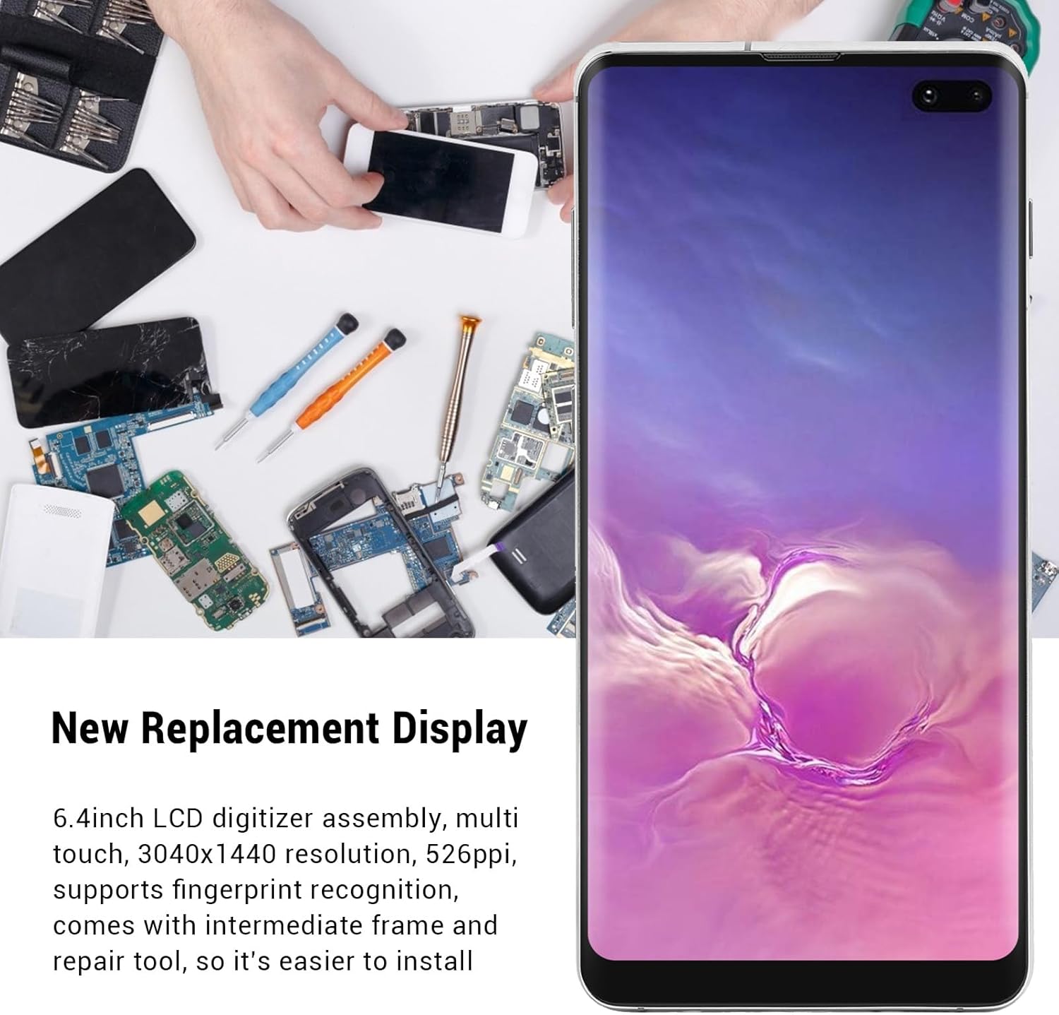 AMOLED per Galaxy S10 Plus - Display LCD OLED 6,4 Pollici - immagine 3