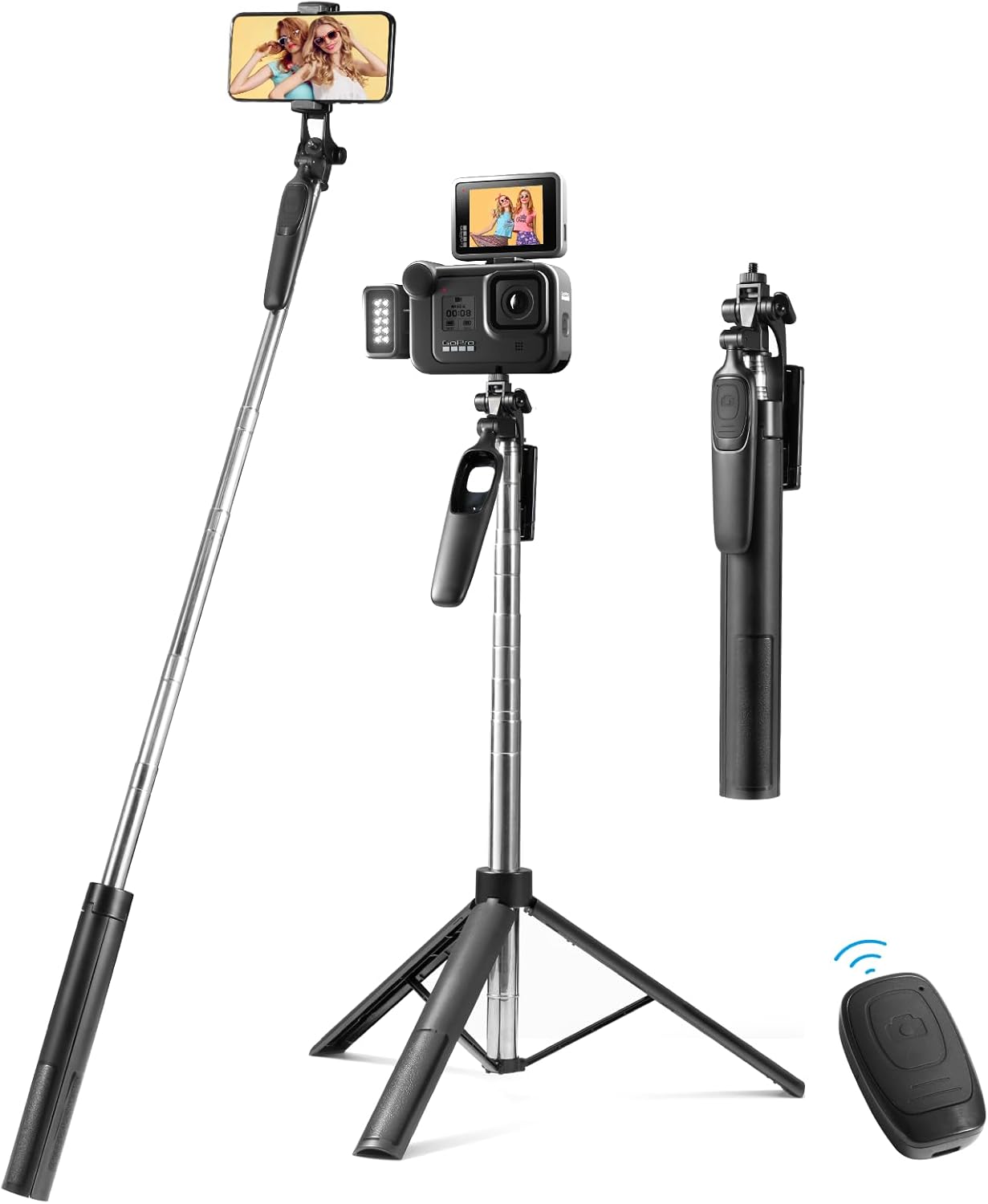 Vinabo Bastone Selfie Bluetooth 3 in 1 - 160cm