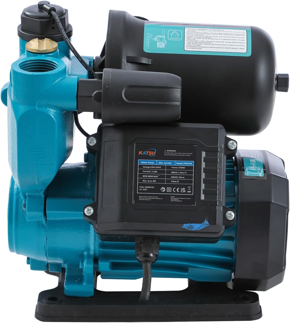 KATSU Pompa Booster Acqua 370W Autoadescante - immagine 2
