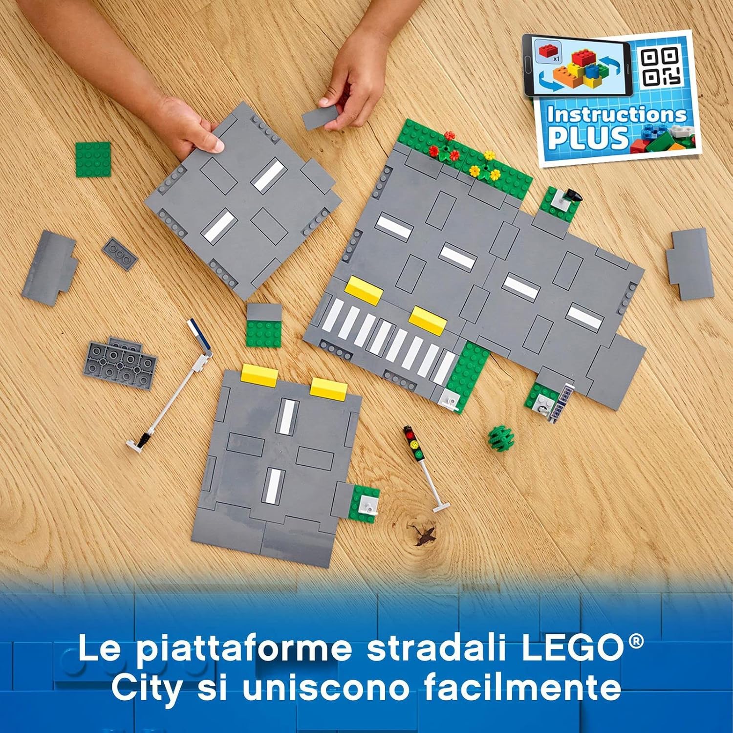 Lego City Piattaforme Stradali con Lampioni e Semafori - immagine 5
