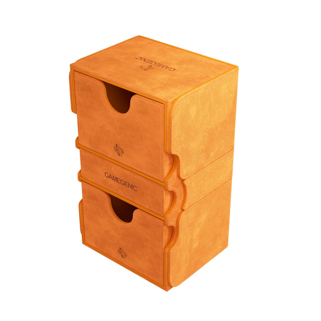 Gamegenic Stronghold 200+ XL Orange - Scatola per mazzi