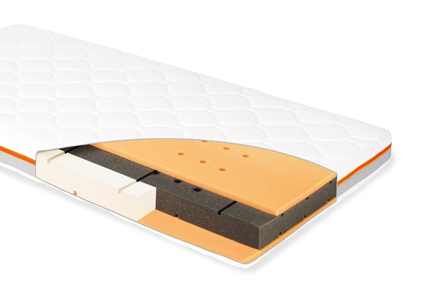 Pinolino 500069 Luna Air - Materasso per lettino, 140 x 70 cm, colore: Bianco