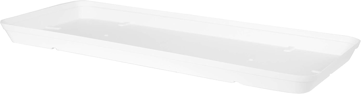 Sottovaso Rettangolare Capri XL 100 cm Bianco