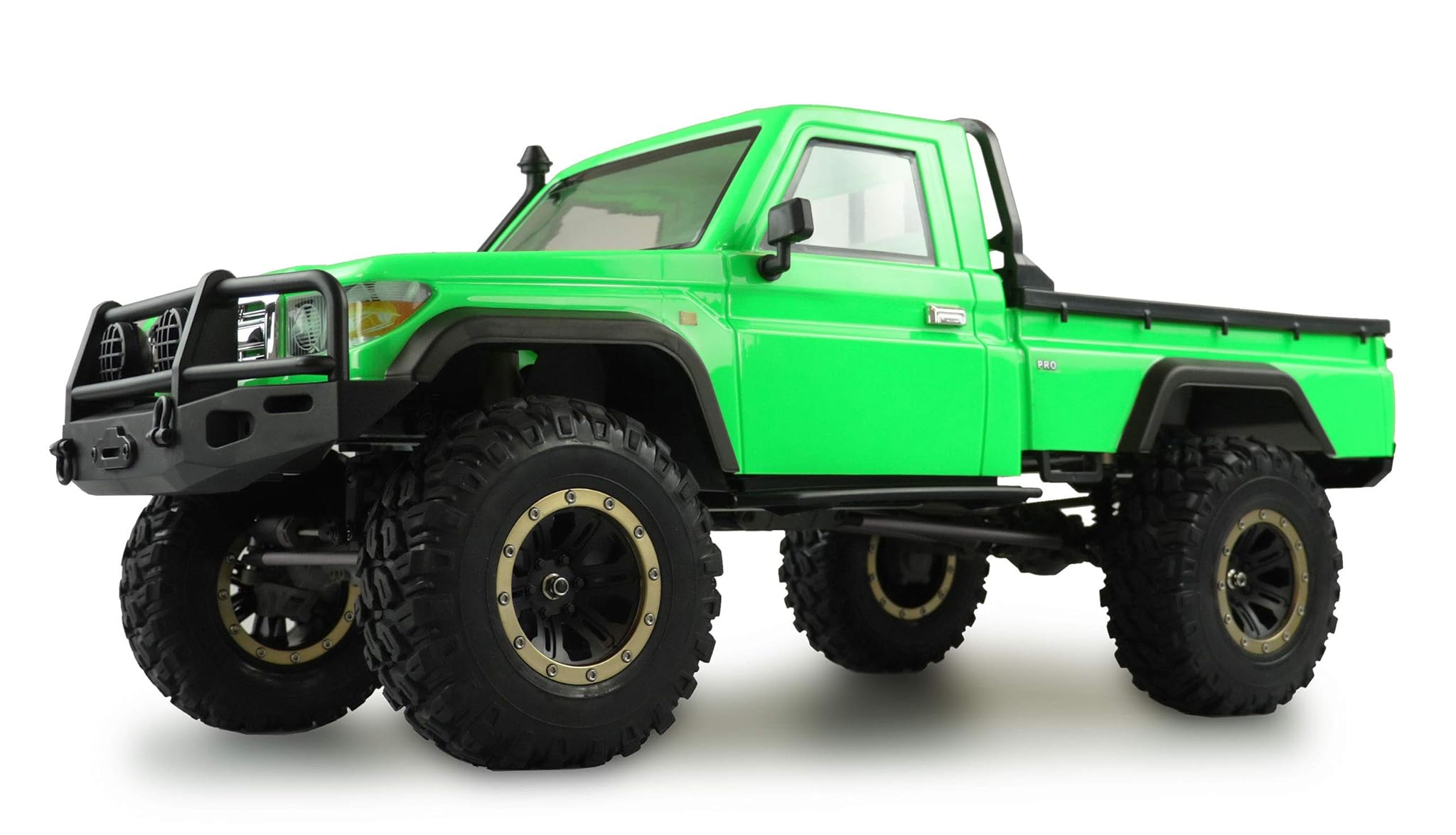 Amewi AMXRock RCX8B Scale Crawler Pick-Up 1:8, RTR verde RC telecomandato