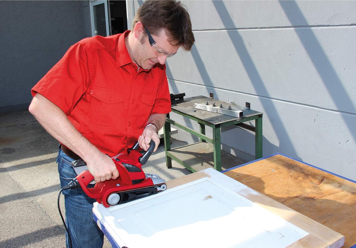 Einhell TE-BS 8540 E - Levigatrice a nastro 850W - immagine 3