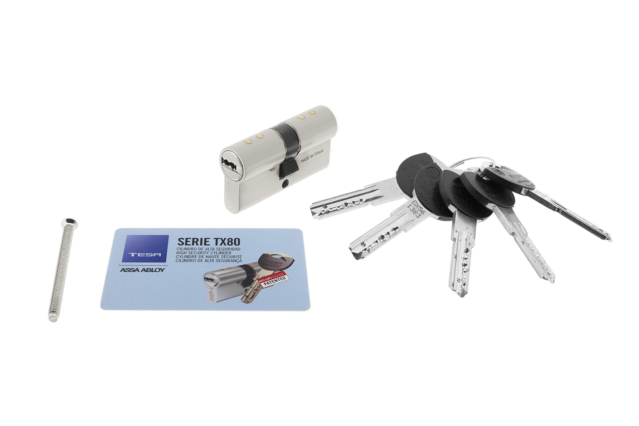 Tesa Assa Abloy TX854045N - Cilindro Alta Sicurezza