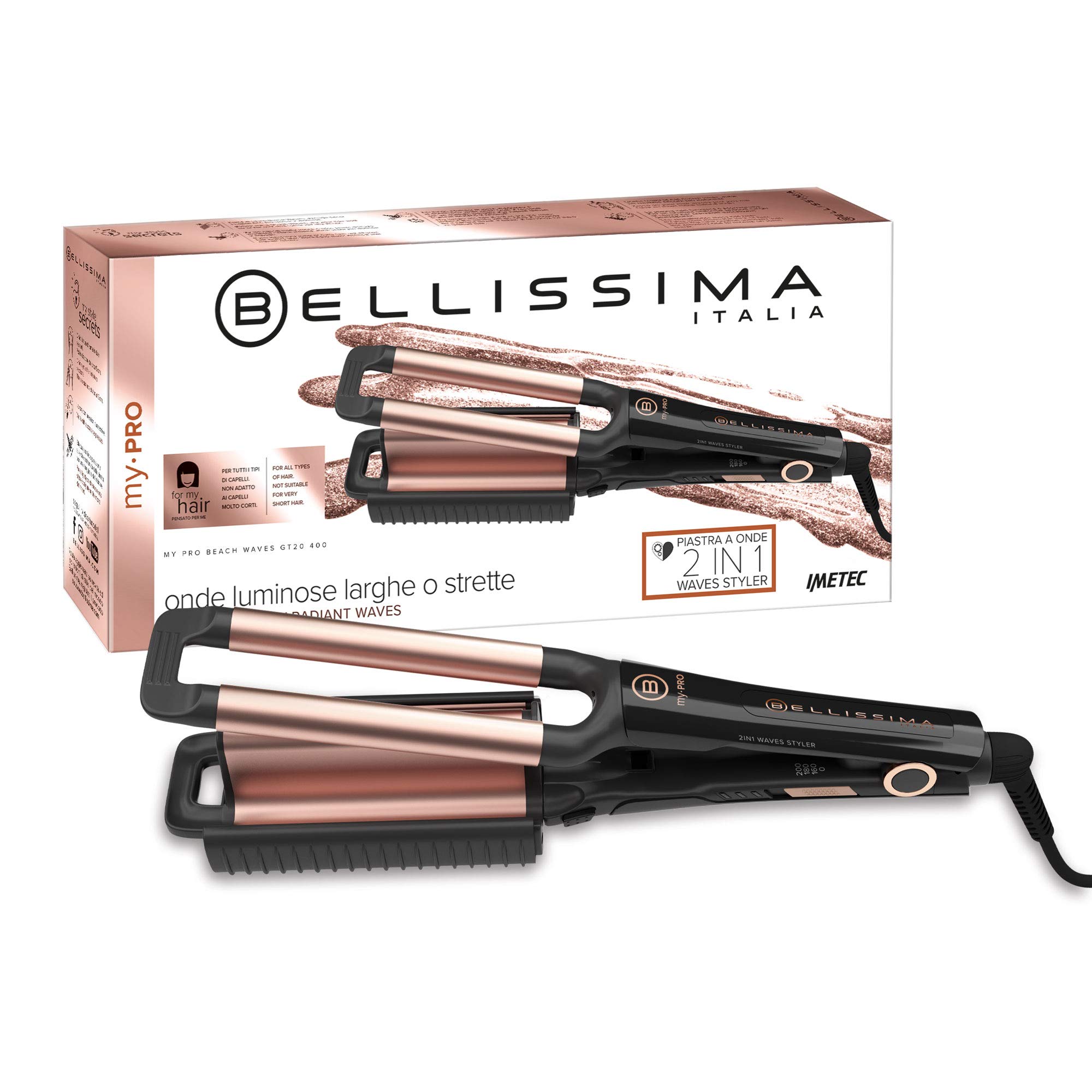 Bellissima Imetec My Pro Beach Waves GT20 400 - Piastra Capelli