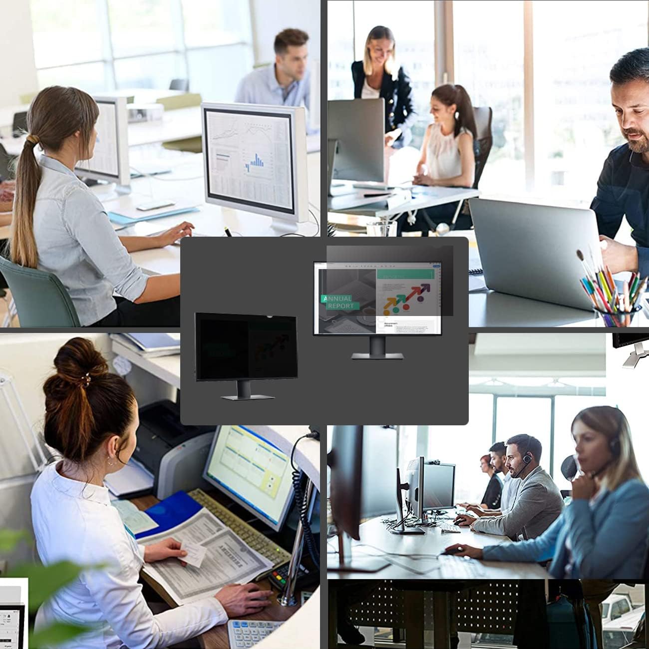 Lonkenn Filtro Privacy Premium 24 Pollici Widescreen 16:9 - immagine 6