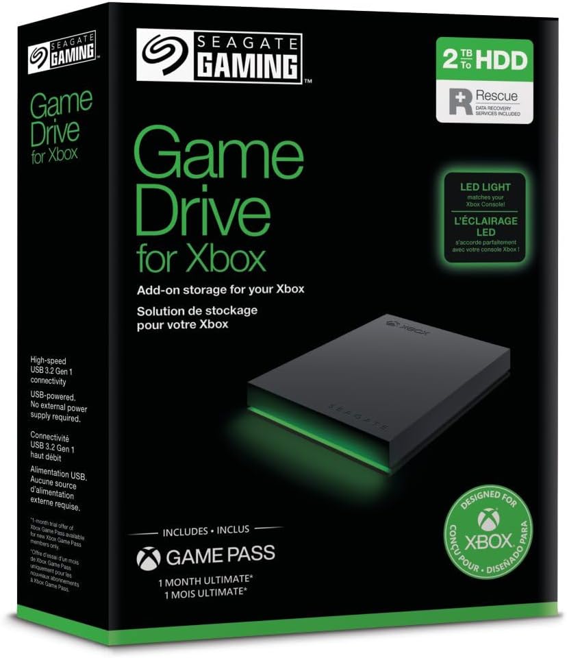 Seagate Game Drive for Xbox 2TB - Unità Esterna - immagine 1