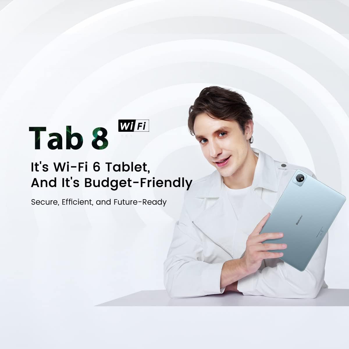 Blackview Tab 8 WIFI - Tablet Android 12 10,1" HD+, Grigio - immagine 2