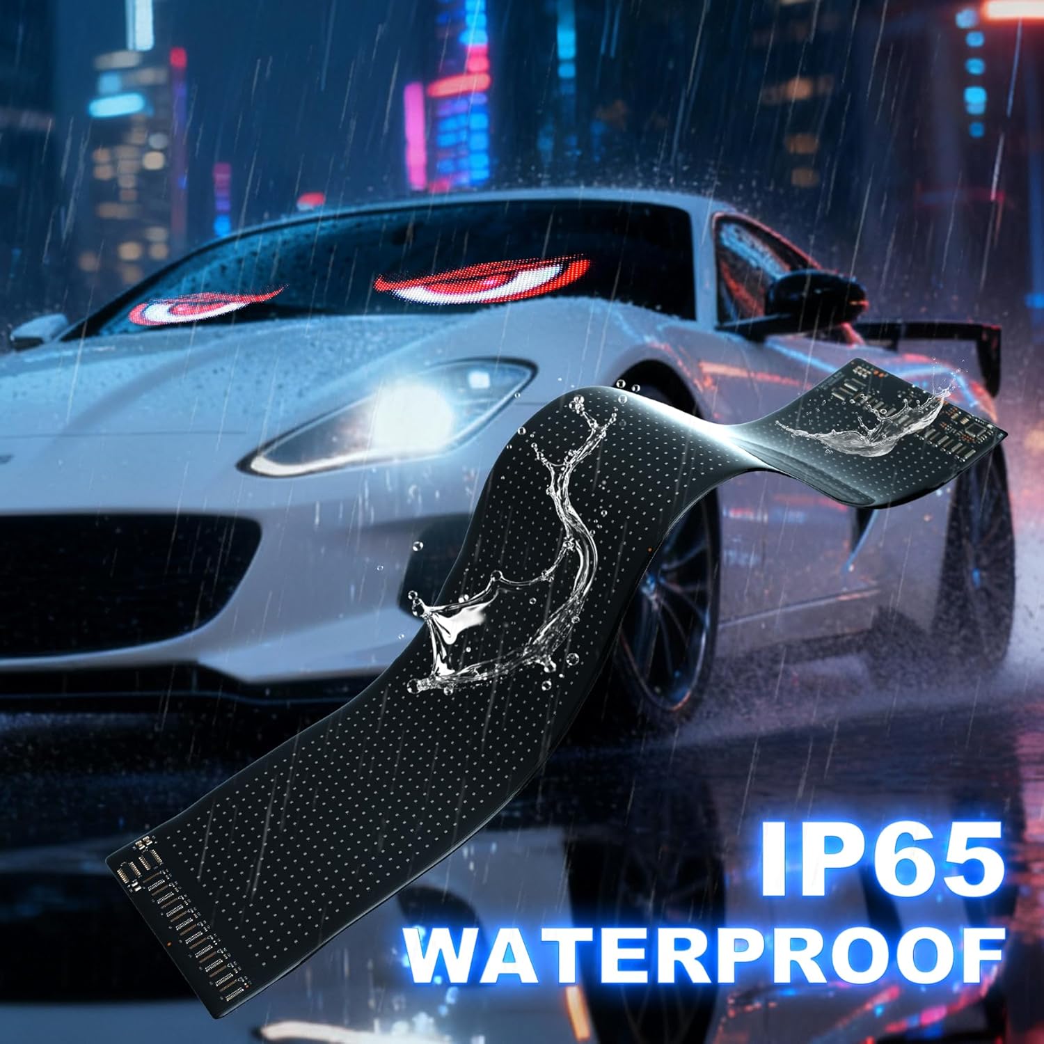 Looklight LED per Occhi Auto, Display Programmabile - immagine 6