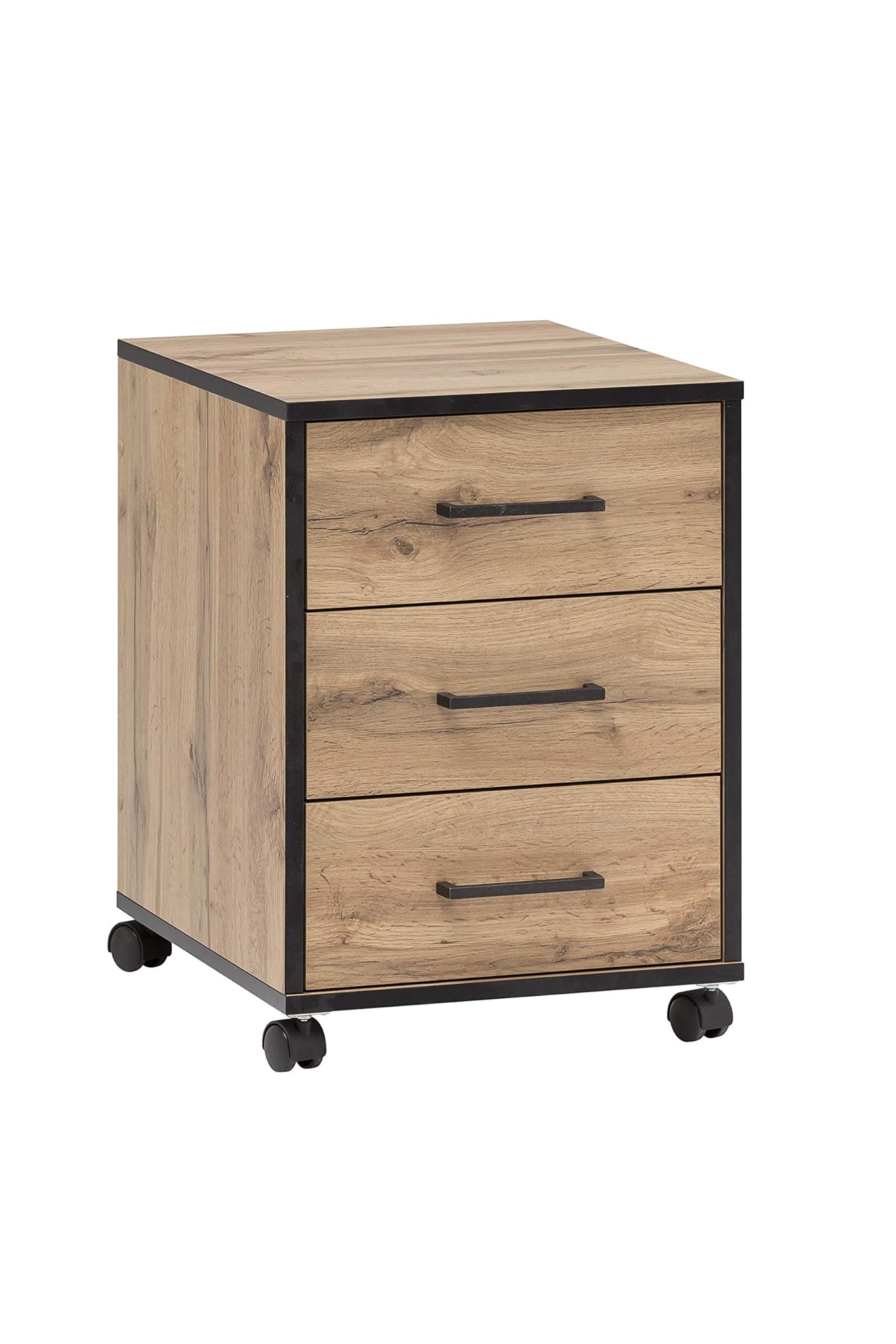 Montana 146466 - Cassettiera con Rotelle Rovere Rustico