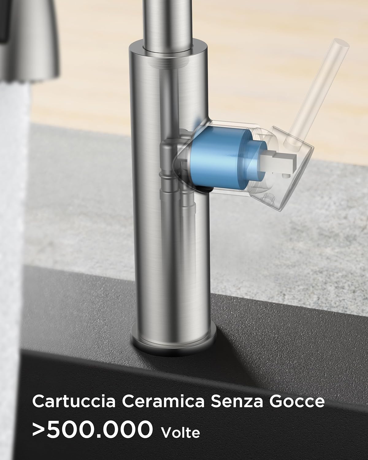 Forious Rubinetto Lavello Cucina con Doccetta Estraibile - immagine 8