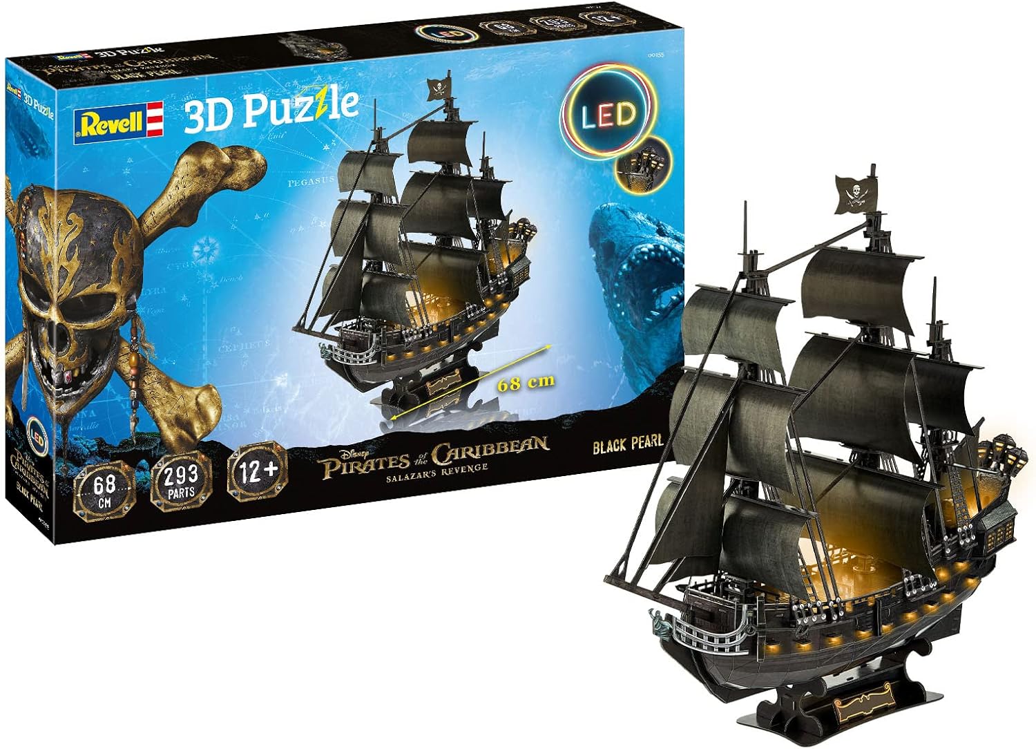 Tescoma- Revell 00155 Pirati dei Caraibi - Puzzle 3D XXL - immagine 1