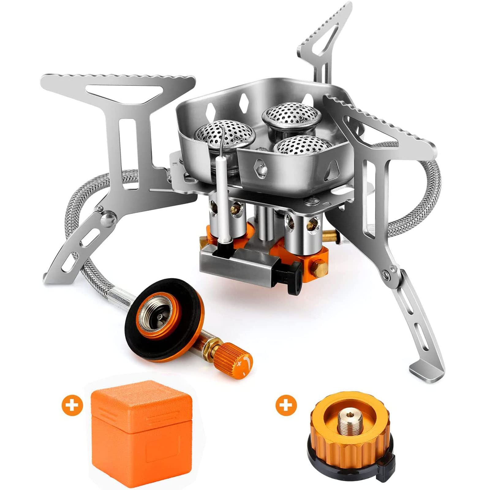 Odoland Fornello da Campeggio 6800W, Antivento