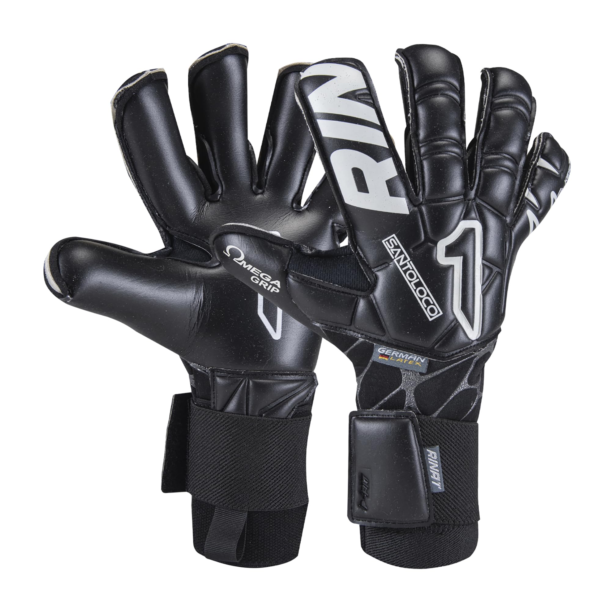 Rinat Guanti portiere Santoloco Alpha Junior Nero Taglia 6