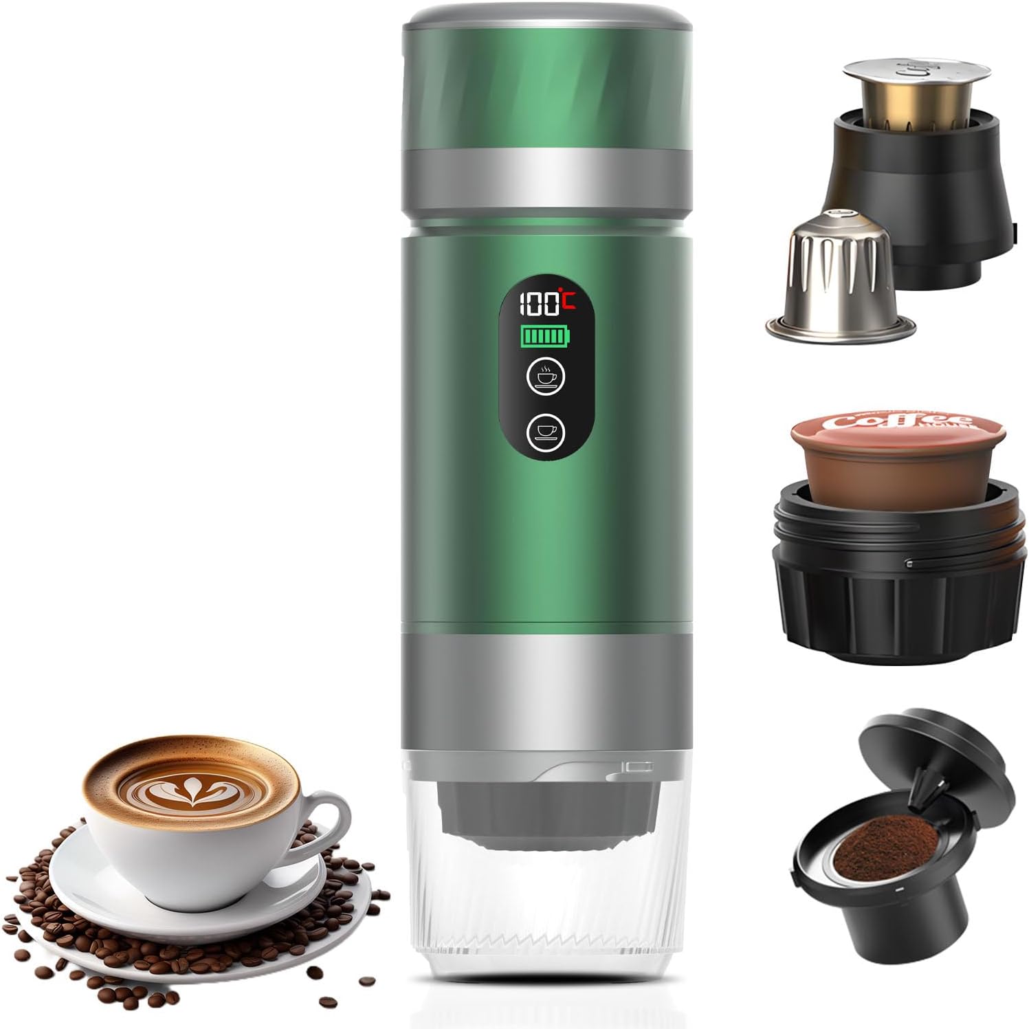 Macchina da Caffè Portatile per Auto con USB-C - immagine 1