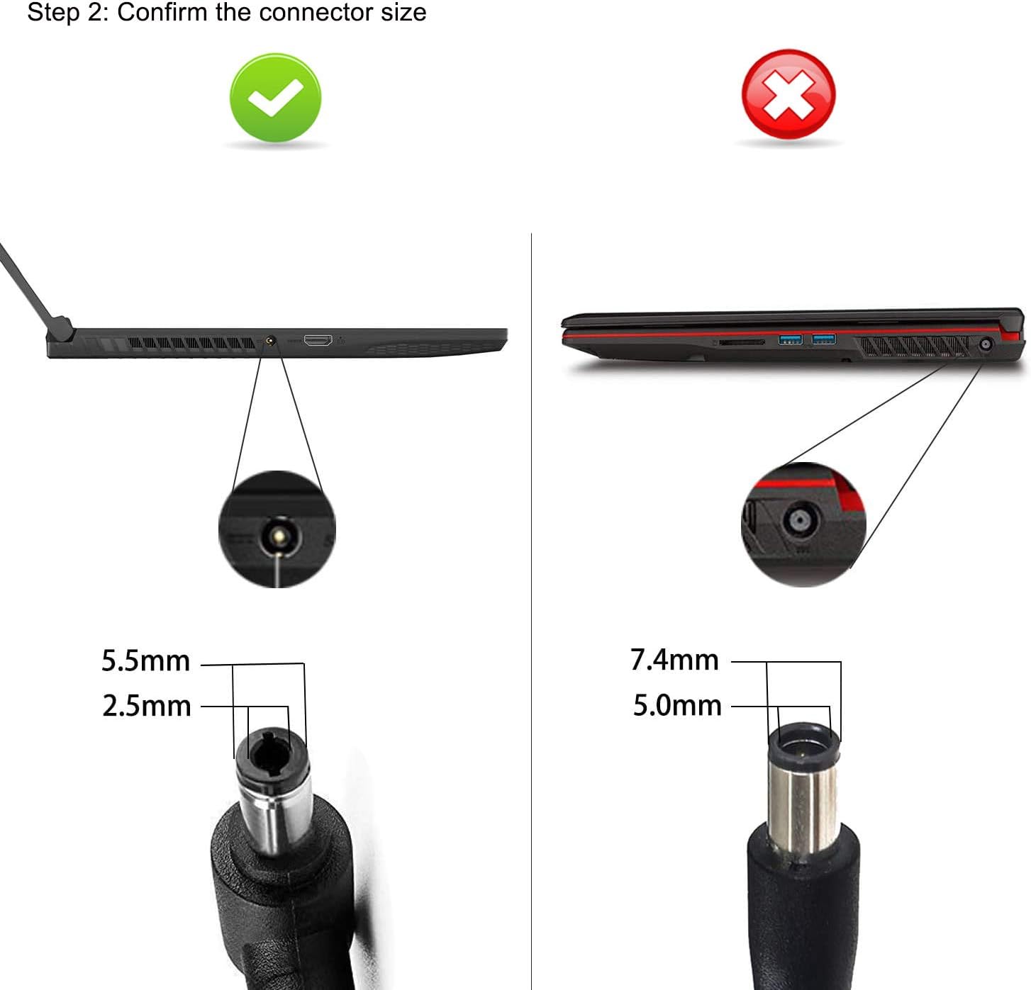 Alimentatore 180W 9.23A per MSI e Razer Blade - immagine 4