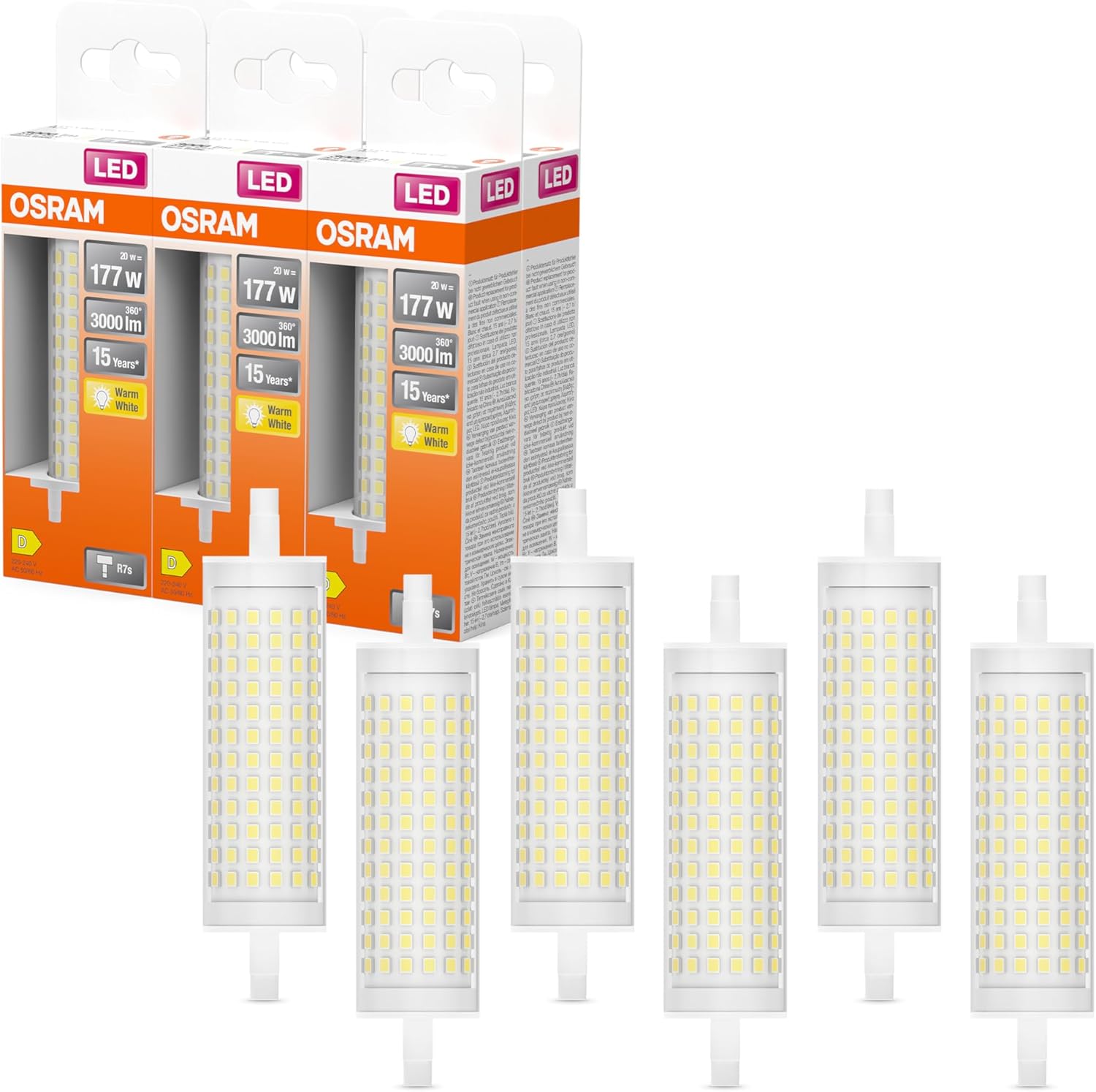 Osram Lampada LED Line R7s 20W (6 pezzi)