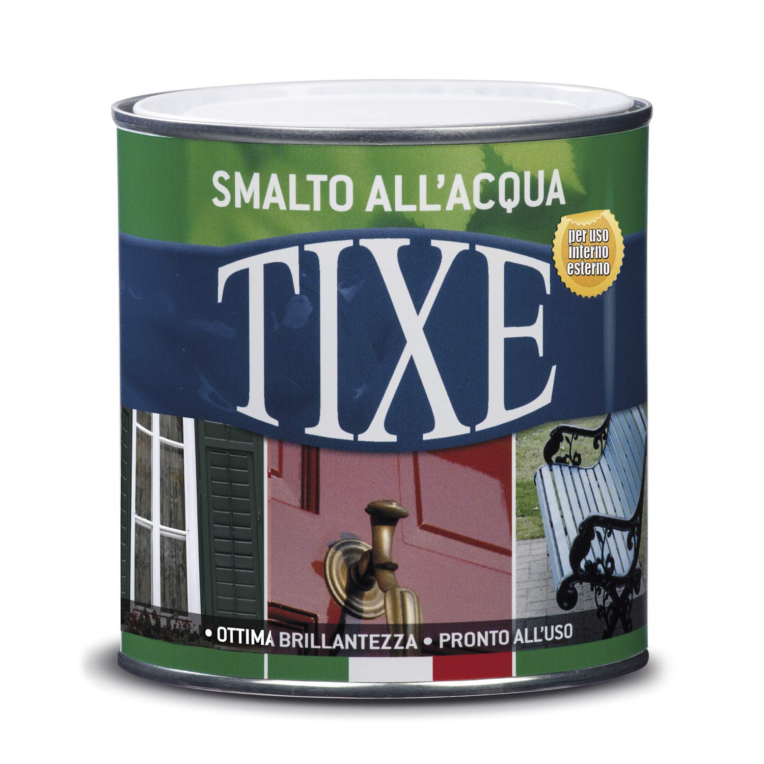 TIXE Smalto all'Acqua Opaco per Legno e Metallo 500 ML