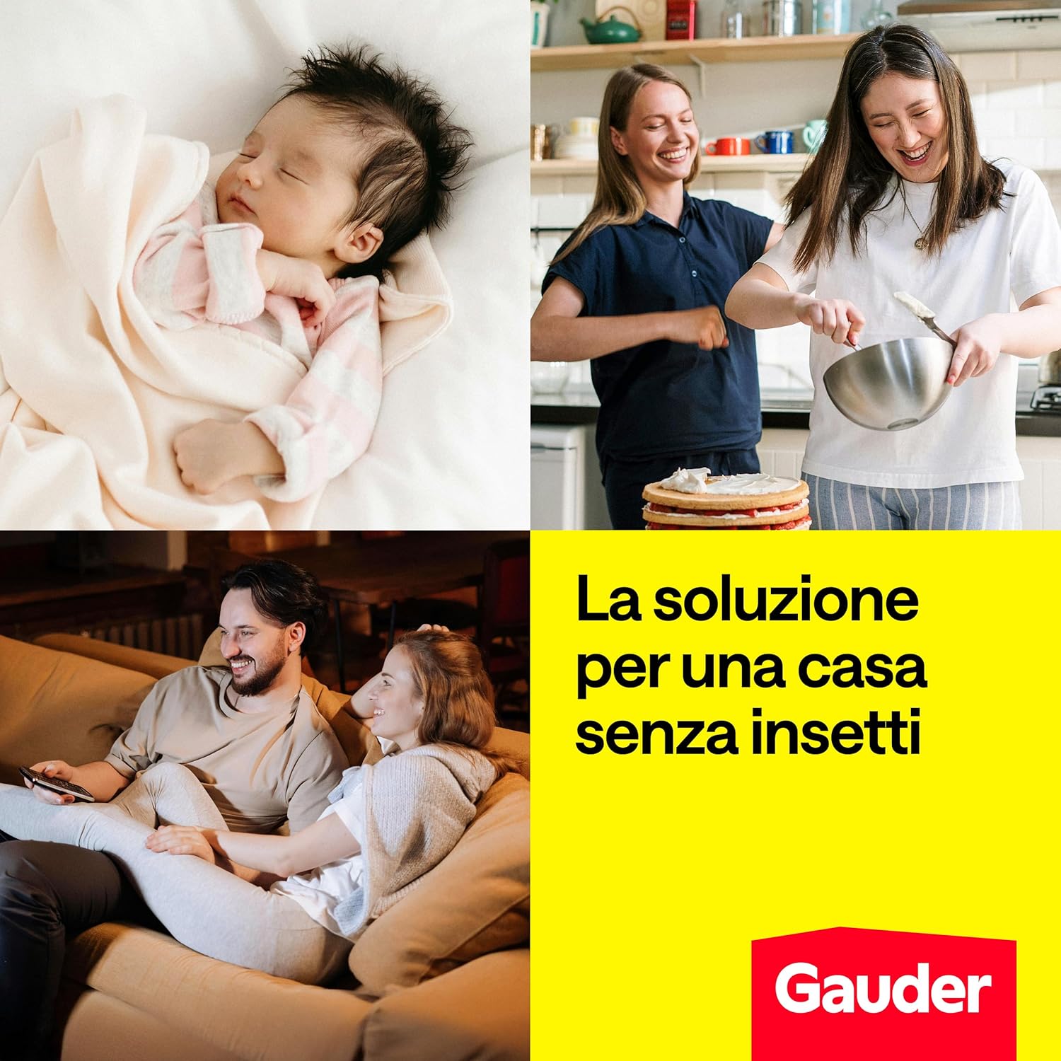 GAUDER Zanzariera per Finestra 110x130 cm, Nera - immagine 7