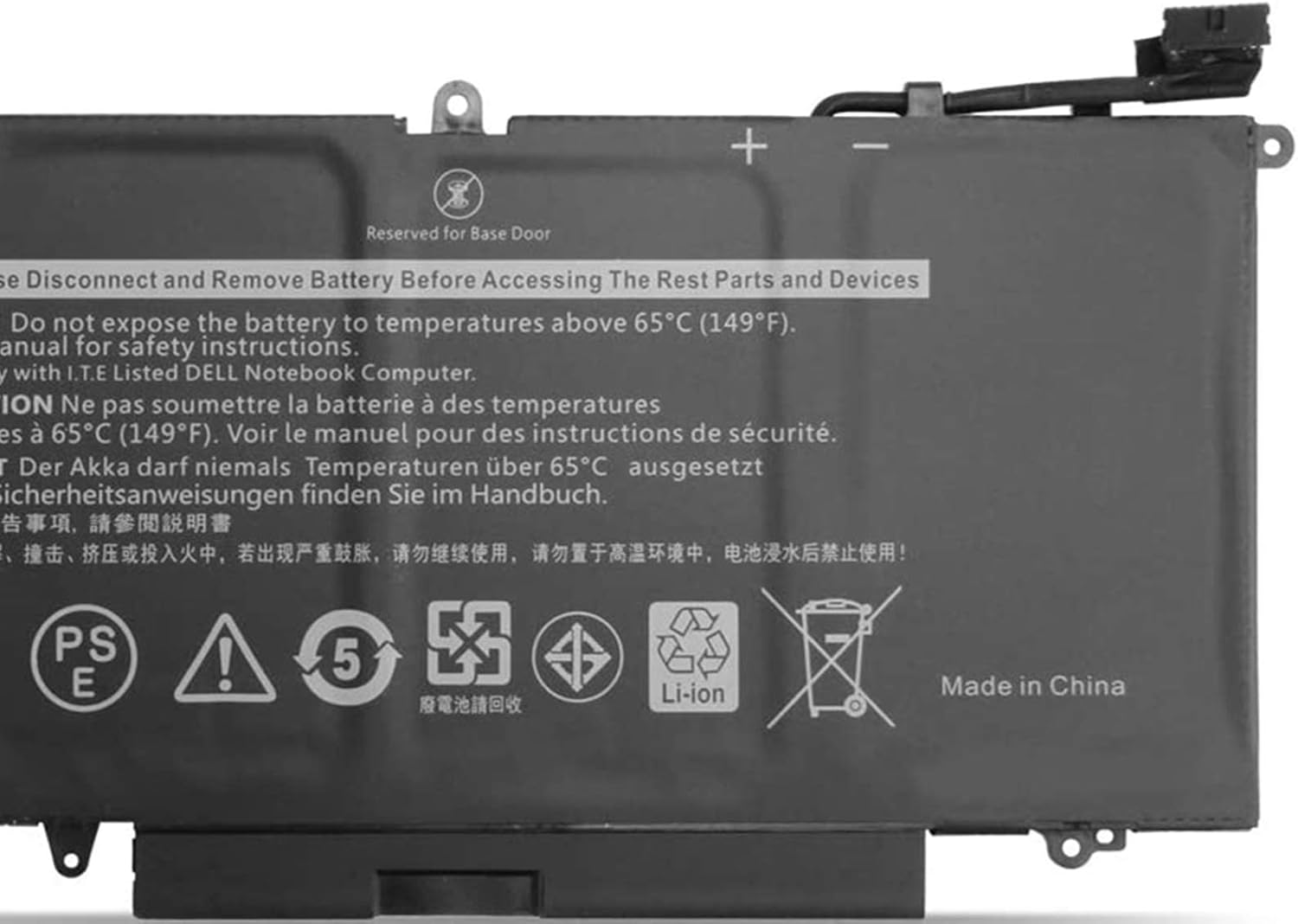 Askc K5XWW Batteria Laptop 60Wh - immagine 3