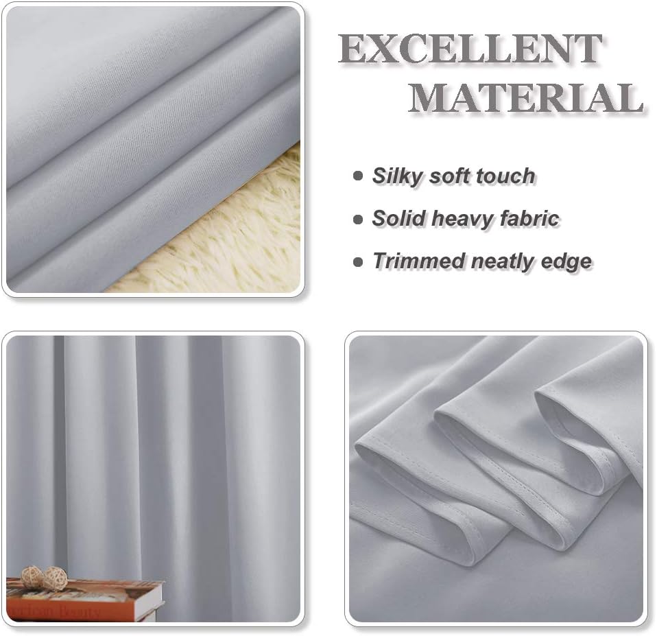 Pony Dance Tende Oscuranti Moderne 2 Pezzi, Grigio Chiaro - immagine 8