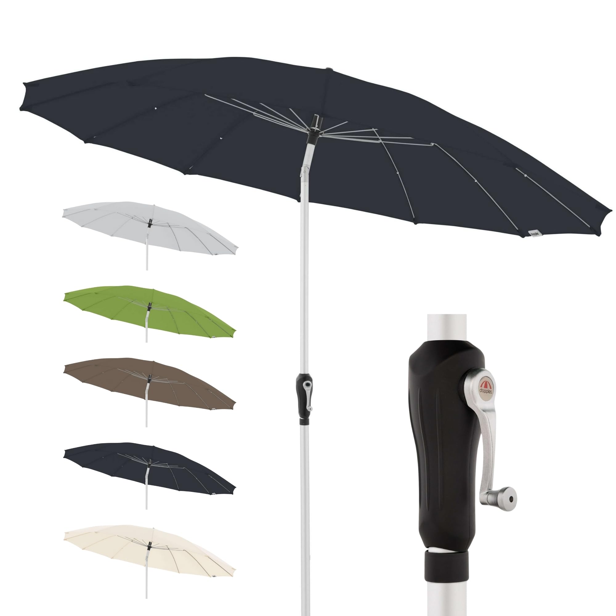 Doppler Ombrellone da Giardino in Alluminio 250 cm