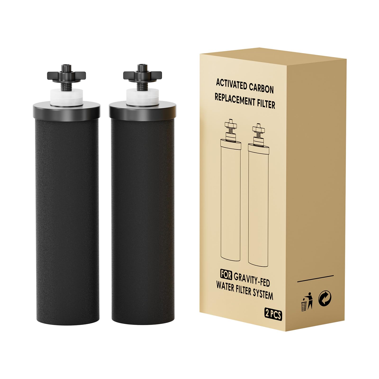 Purewell BB8 - 2 Filtri di Ricambio per Purificatori d'Acqua