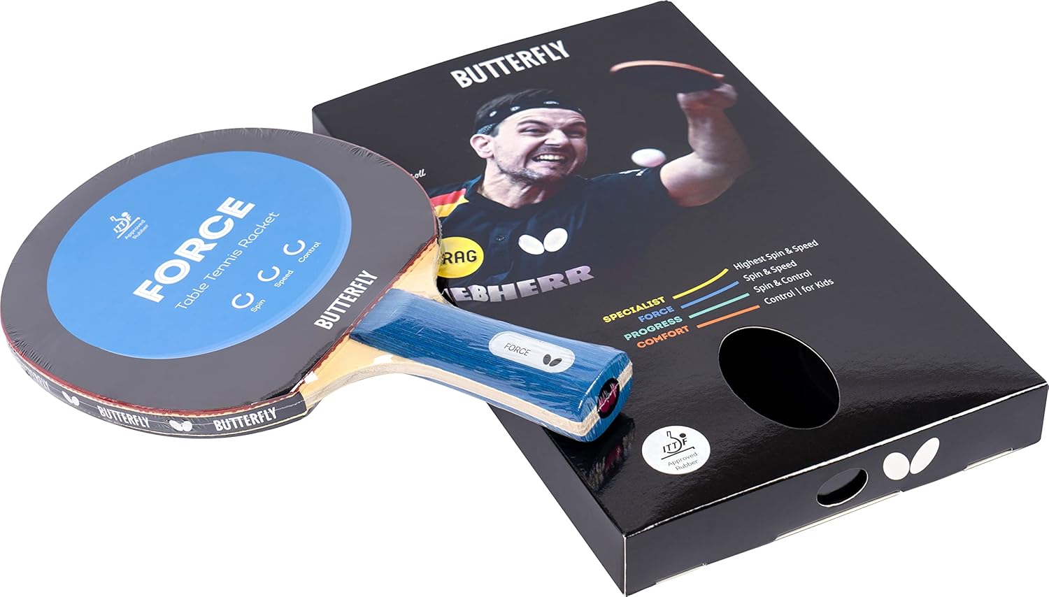 Butterfly Force - Racchetta da Ping Pong Professionale - immagine 1