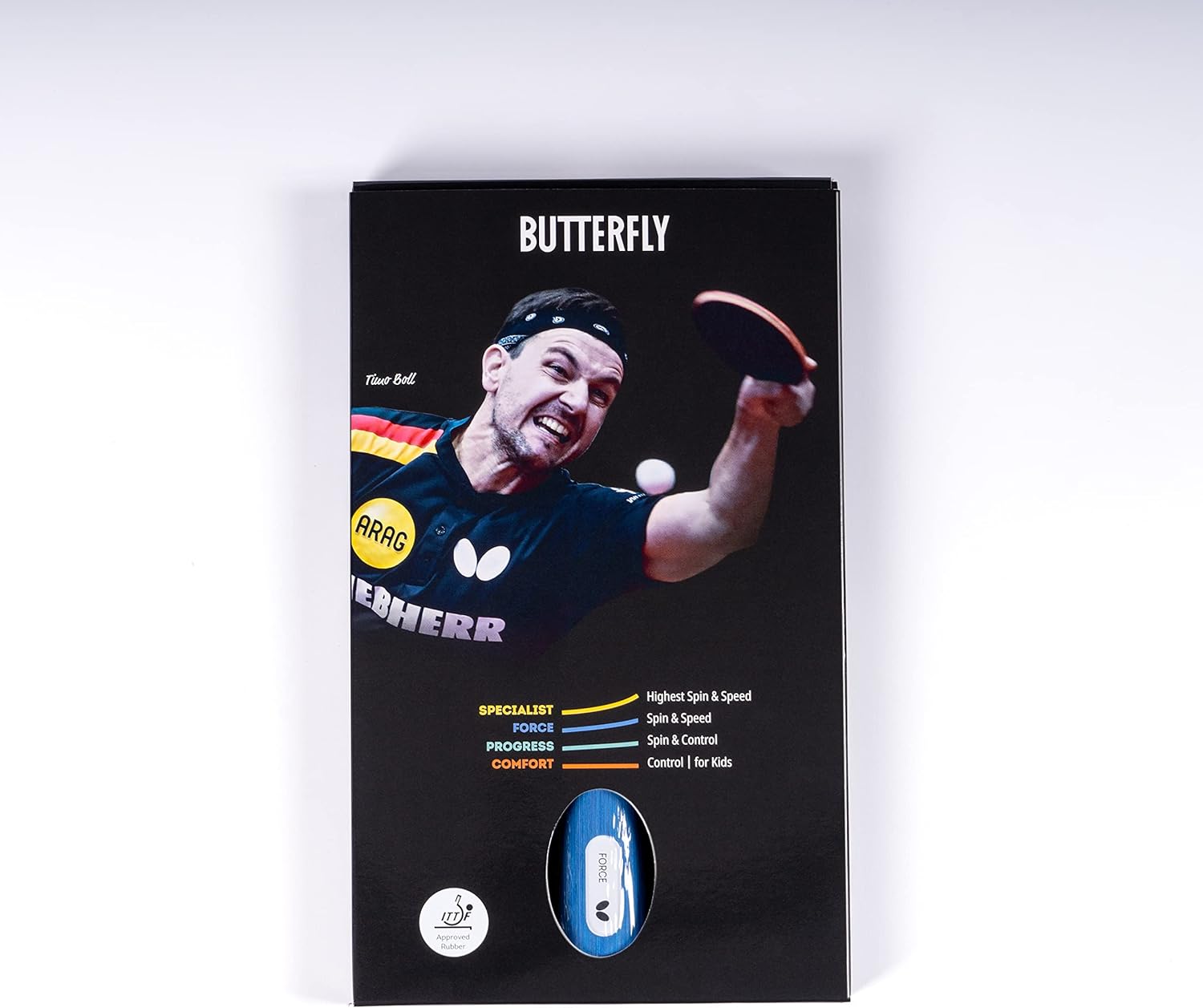 Butterfly Force - Racchetta da Ping Pong Professionale - immagine 6