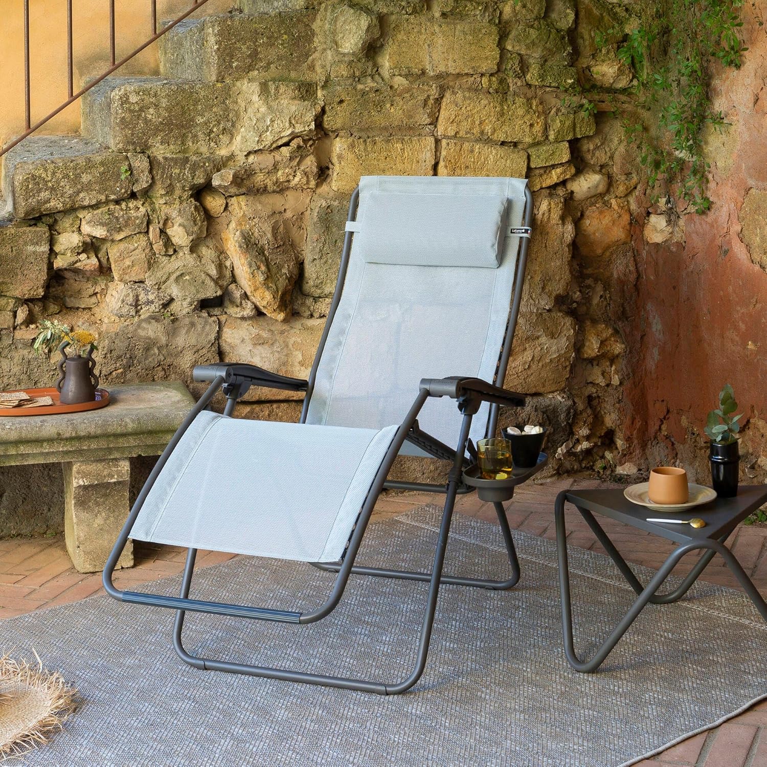 LaFuma Mobilier Rilassamento RSXA Clip, Batyline Ciel - immagine 3