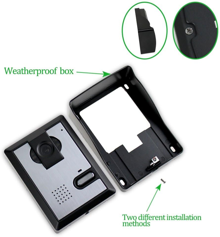 LIBO Videocitofono Impermeabile 7" Cablato Digital HD - immagine 3