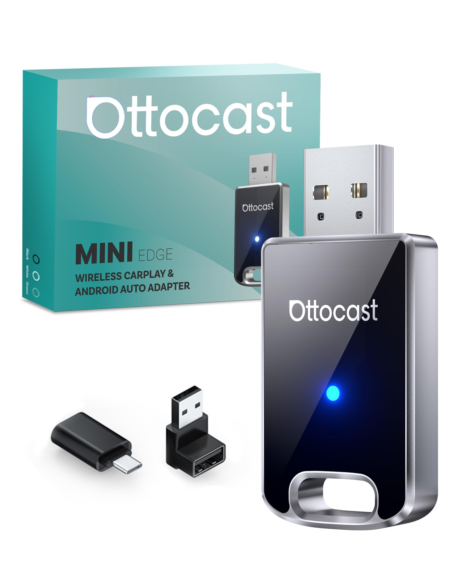 Ottocast Adattatore Wireless CarPlay & Android Auto 2025