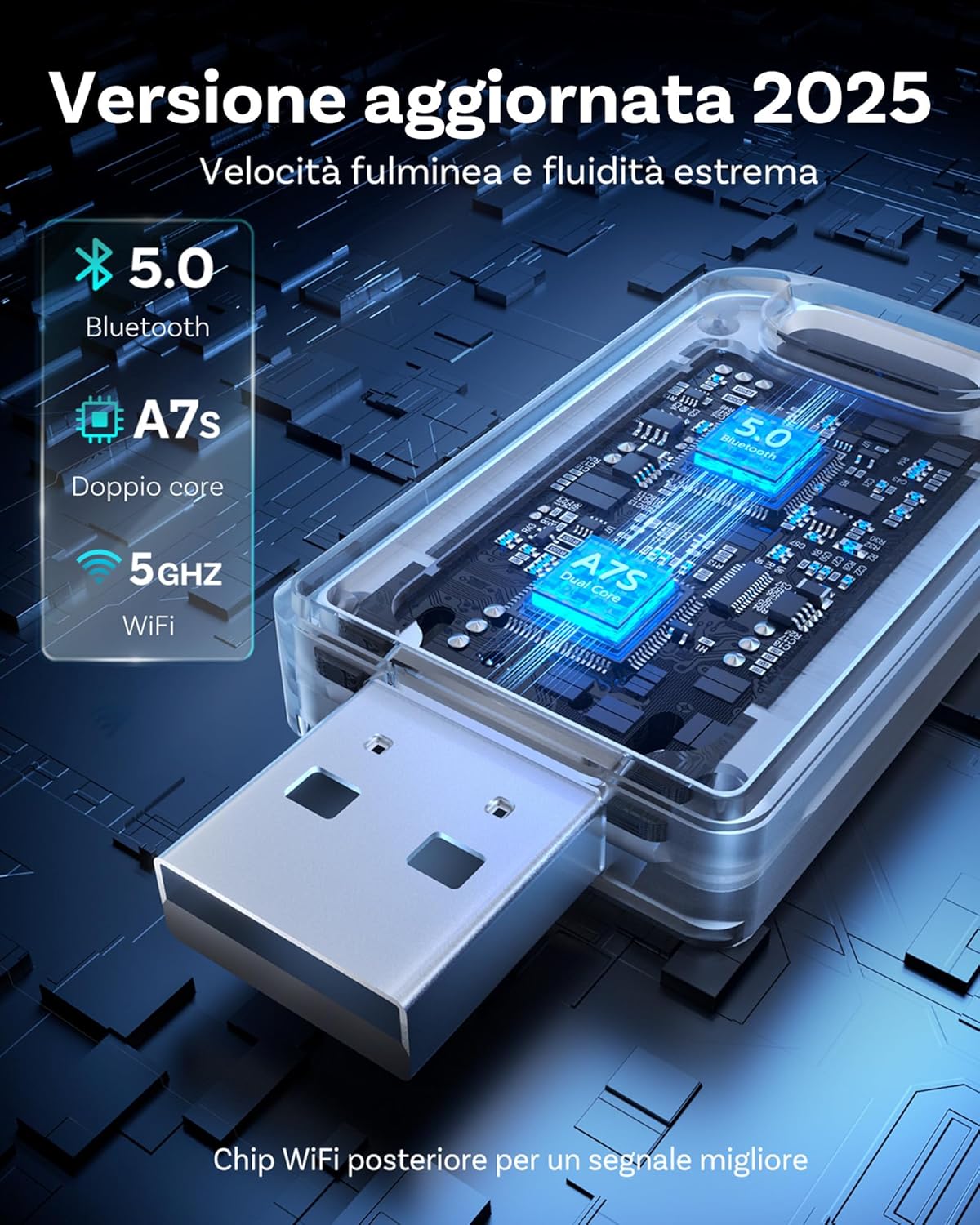 Ottocast Adattatore Wireless CarPlay & Android Auto 2025 - immagine 7