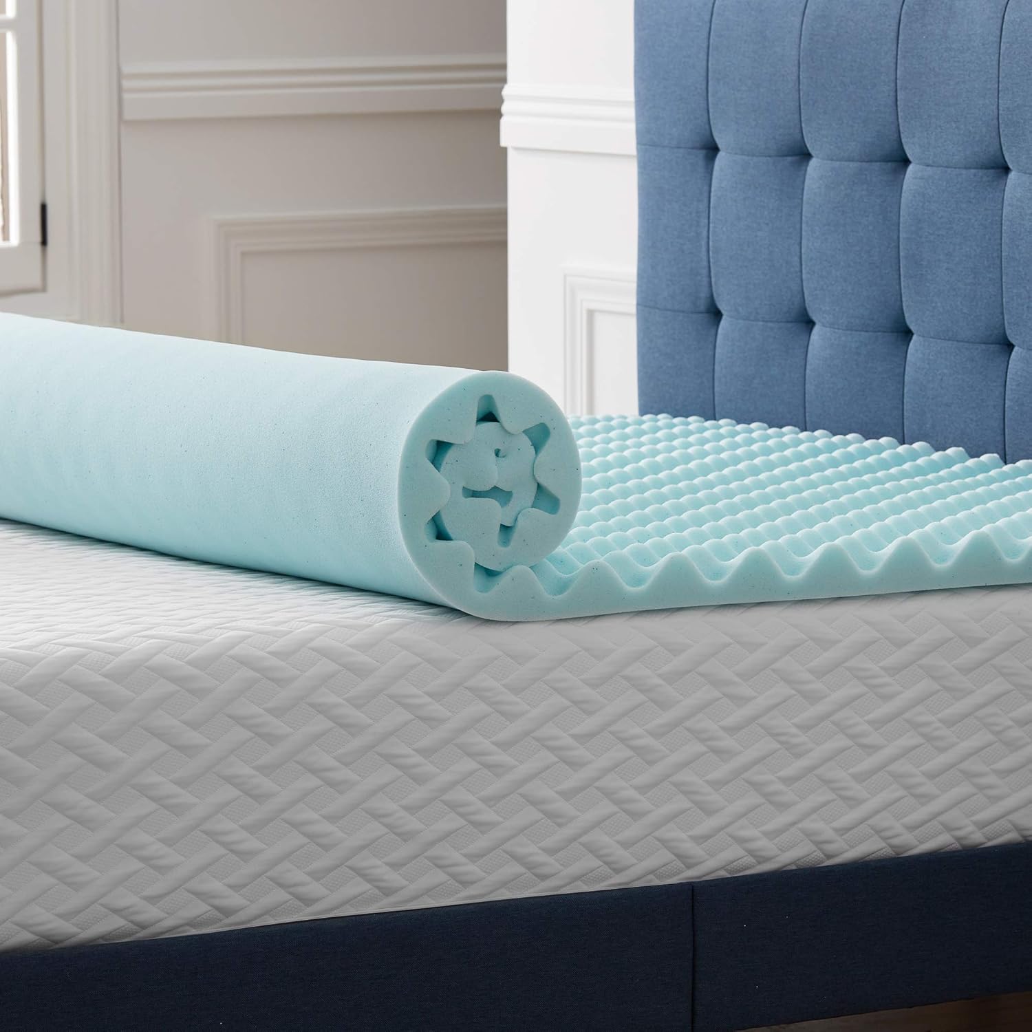 Lucid Topper Matrimoniale Memory Foam con Gel 5cm - immagine 3
