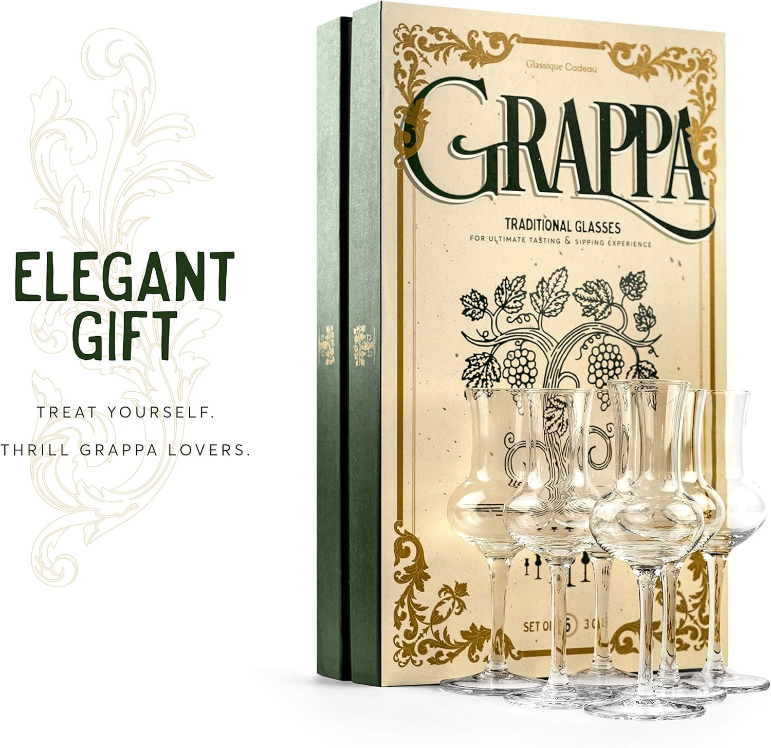 Bicchieri Cristallo per Grappa e Cordiale - Set da 6 - immagine 5