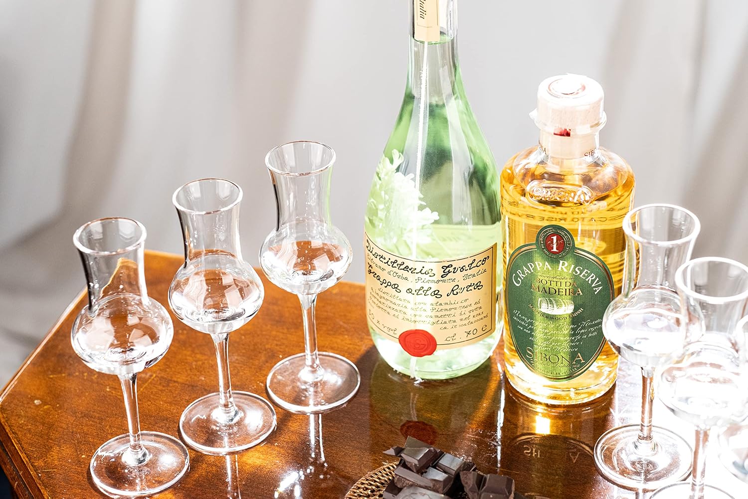 Bicchieri Cristallo per Grappa e Cordiale - Set da 6 - immagine 6