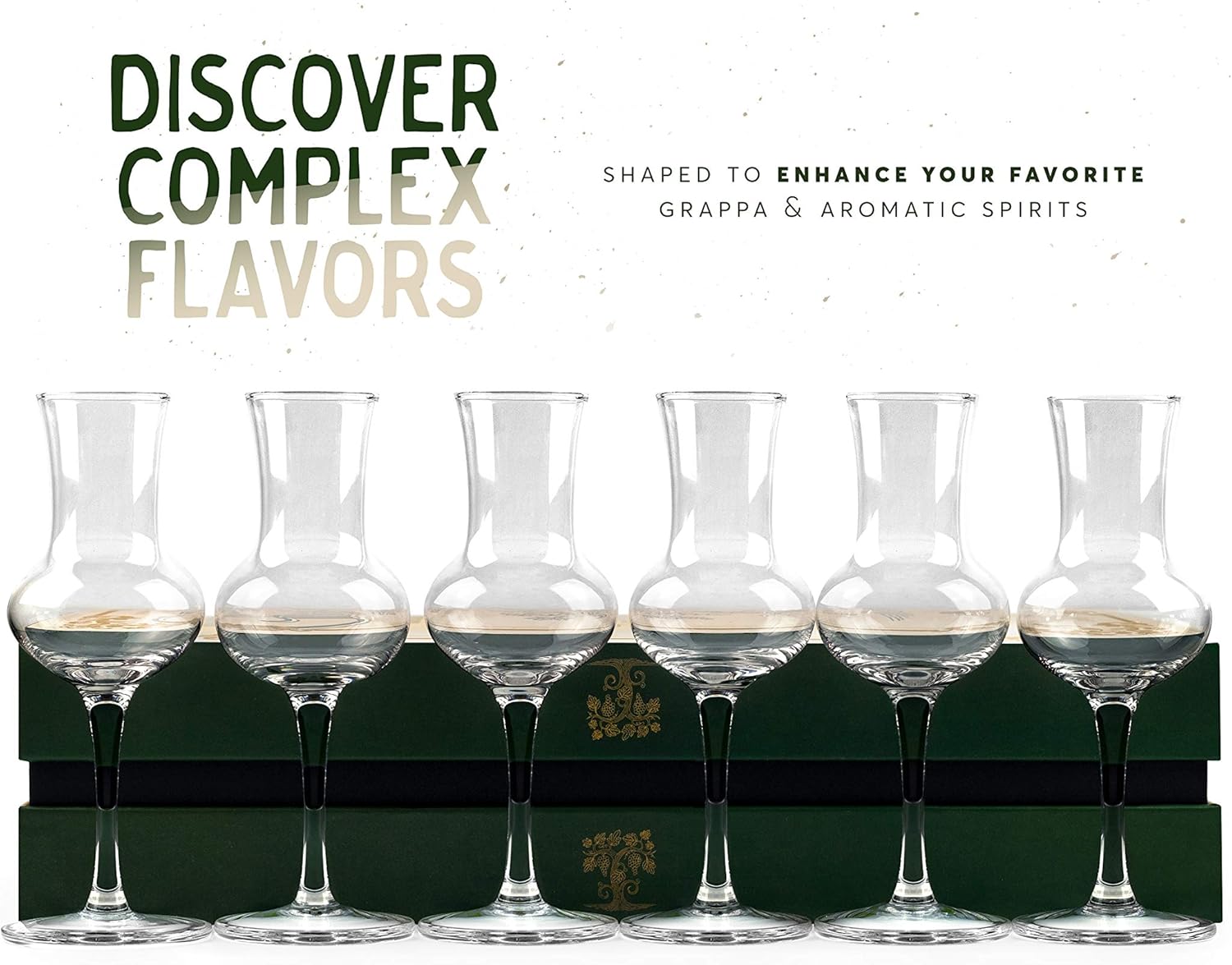 Bicchieri Cristallo per Grappa e Cordiale - Set da 6 - immagine 8