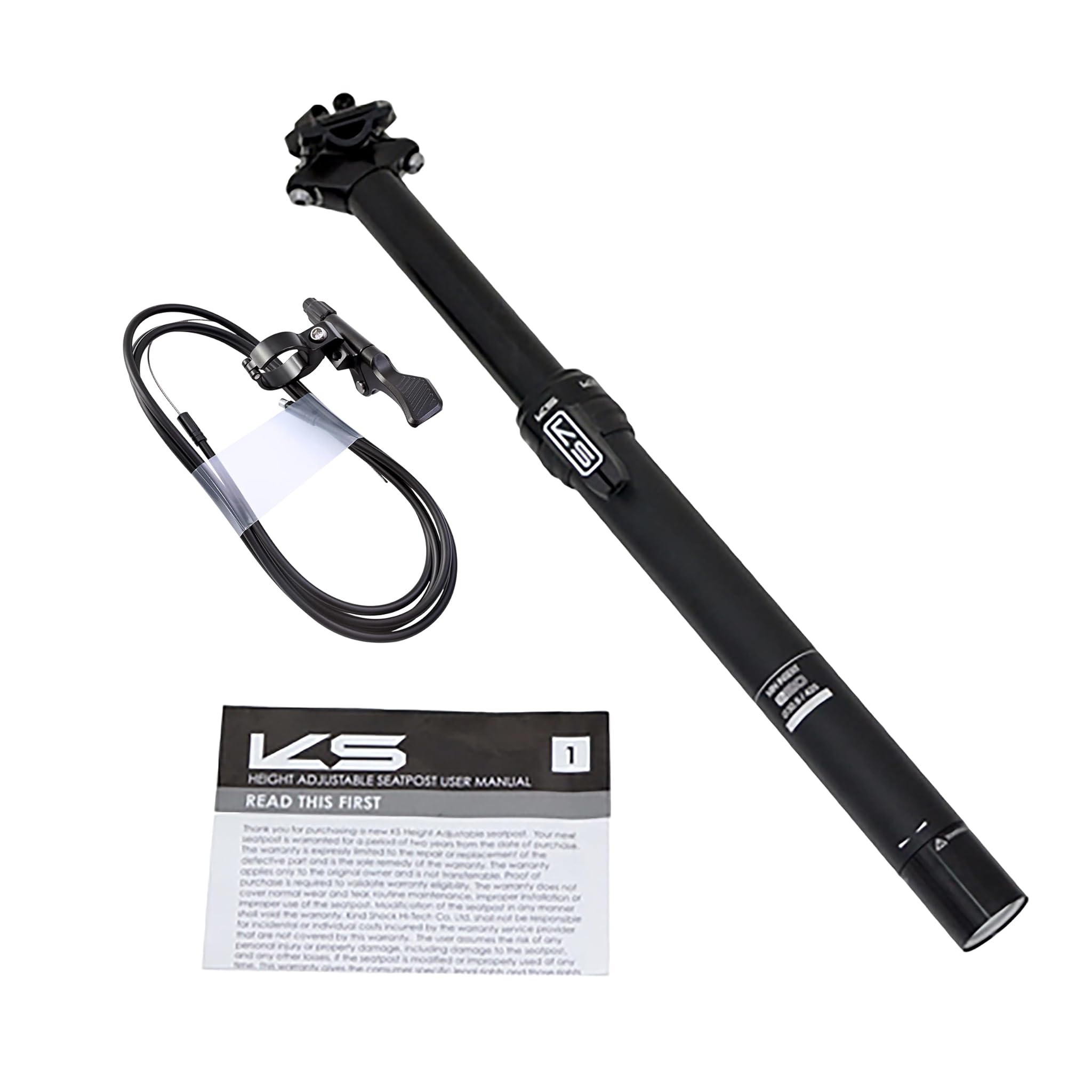 Kind Shock KS E20 30.9x425mm Remote Dropper Seatpost Travel 125mm, ST1855