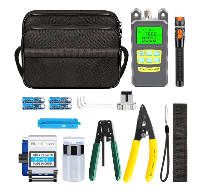 Kit Strumenti per Fibra Ottica FTTH 15 Pezzi