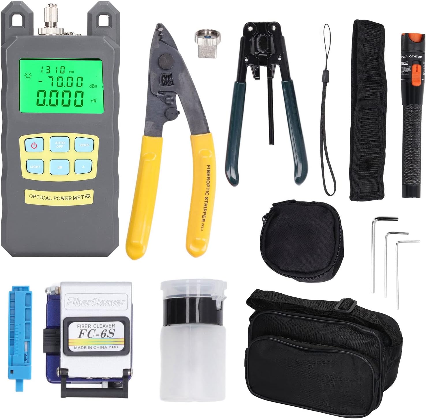 Kit Strumenti per Fibra Ottica FTTH 15 Pezzi - immagine 6