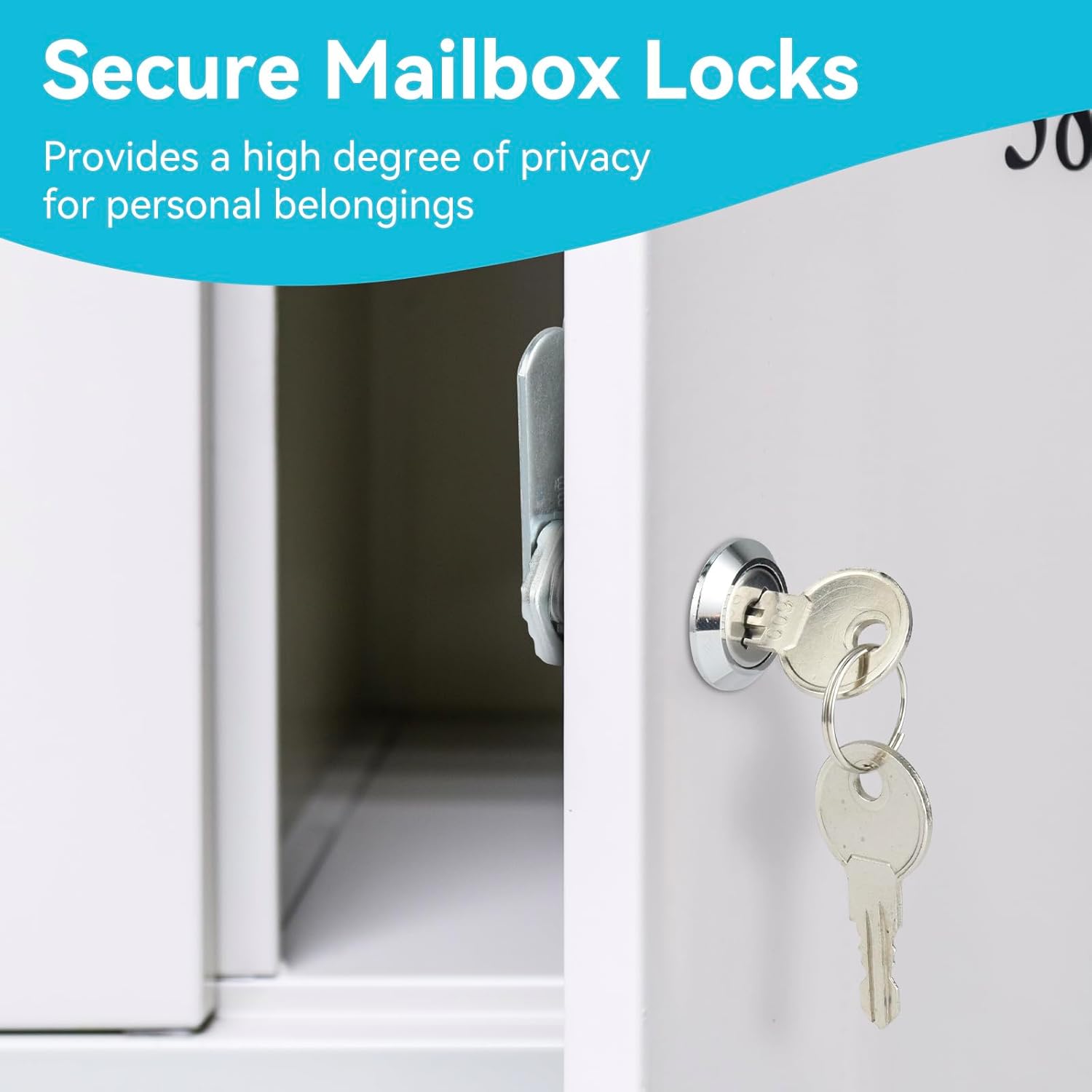 Aiqinu Serratura per Cassetta Postale 16mm - immagine 4