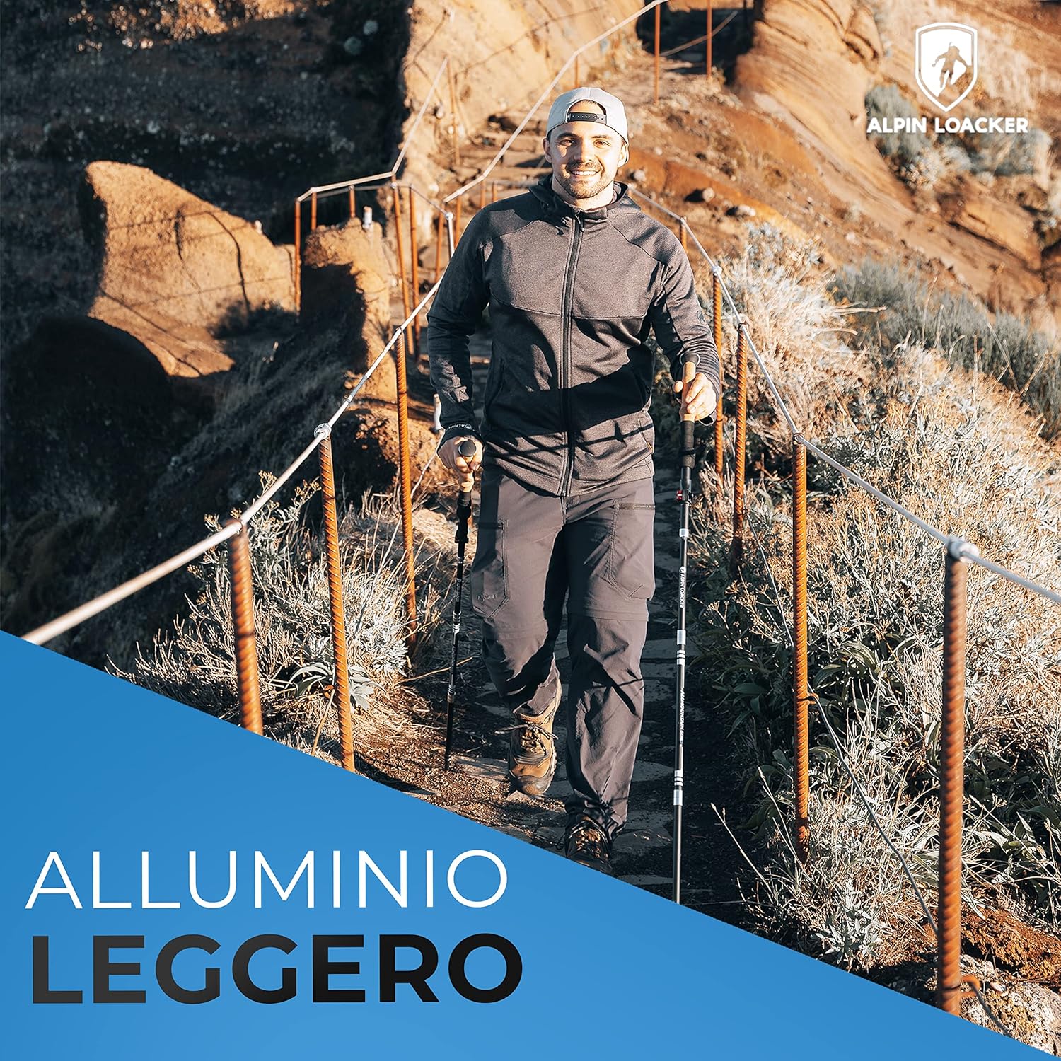 Alpin Loacker Bastoncini Trekking Carbonio o Alluminio - immagine 6