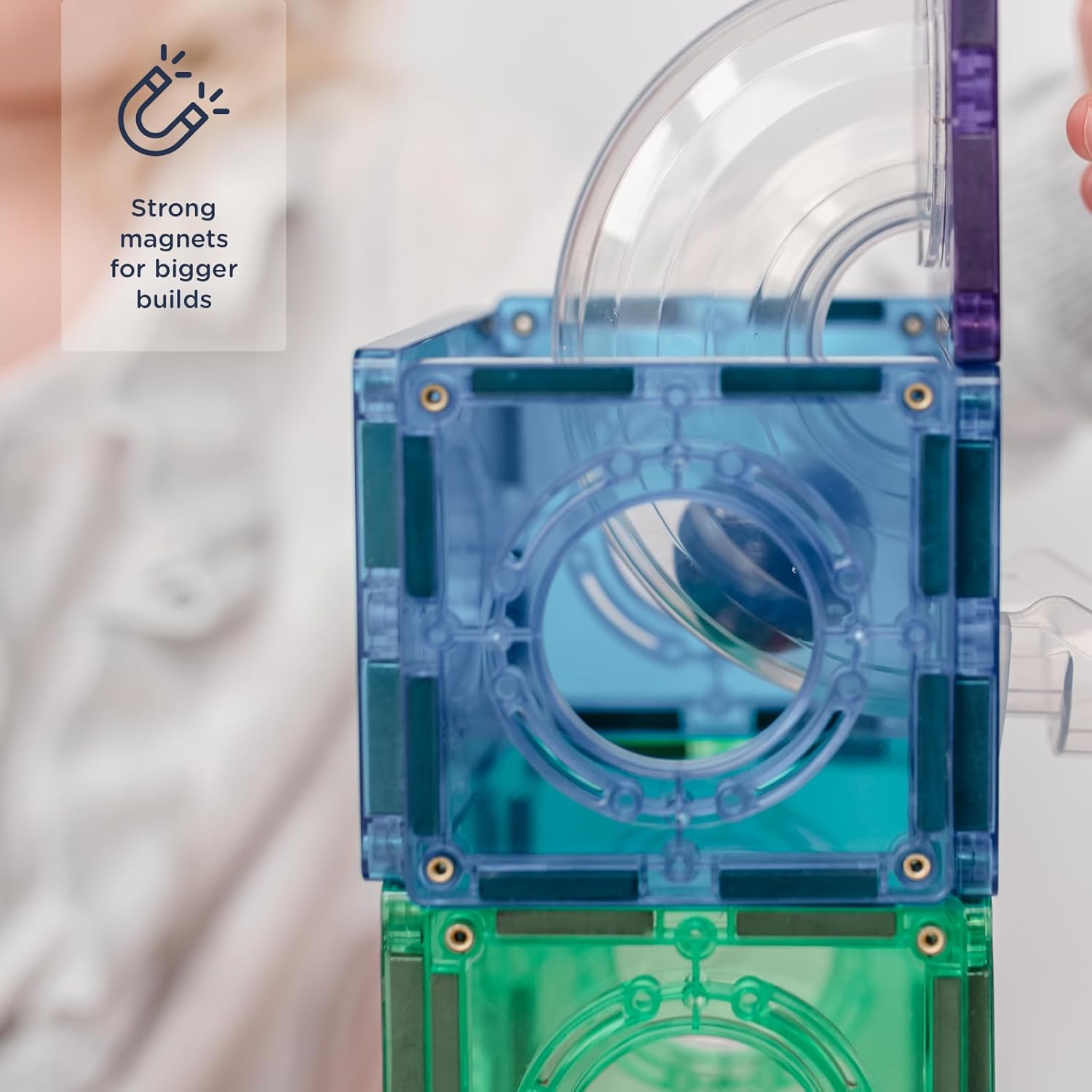 CONNETIX Arcobaleno Confezione Ball Run, 92 Pezzi - immagine 2